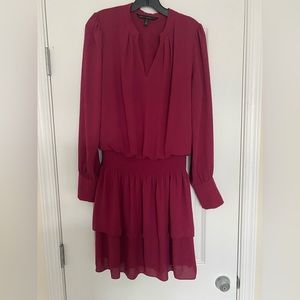 White House Black Market Dress , sz Med , Color - Marroon